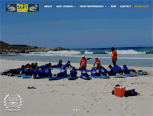 Tablet Screenshot of margaretriversurfschool.com